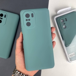 Чохол Full Case для Xiaomi POCO F3 Світло-зелений (55) без лого