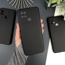 Силиконовый чехол на Xiaomi Redmi 10C 4G Черный (18)