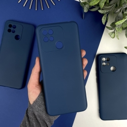 Силиконовый чехол на Xiaomi Redmi 10C 4G Синий (20)