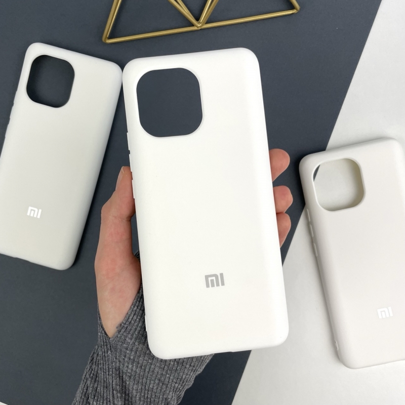 Силіконовий чохол для Xiaomi Mi 11 Білий (9)