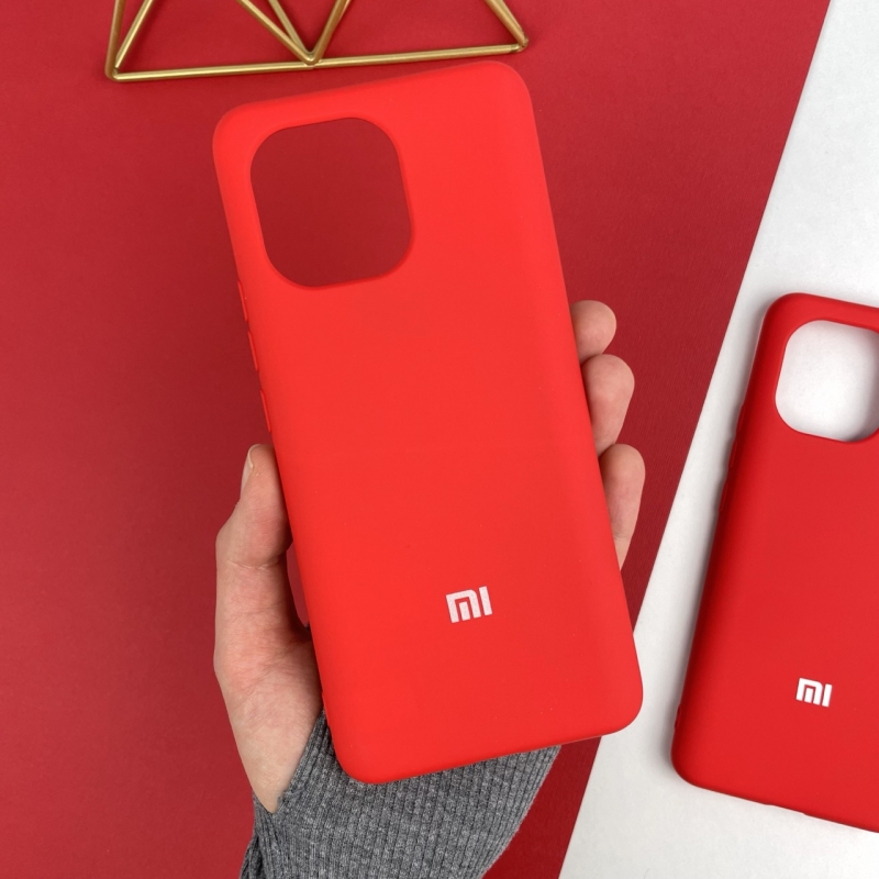 Силіконовий чохол для Xiaomi Mi 11 Червоний (14)