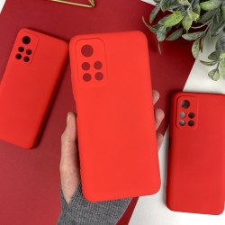 Силиконовый чехол для Xiaomi Poco M4 Pro 5G Красный (14)