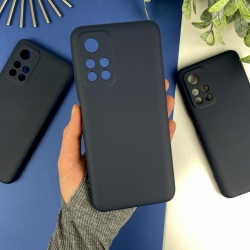 Силиконовый чехол для Xiaomi Poco M4 Pro 5G Темно-синий (8)