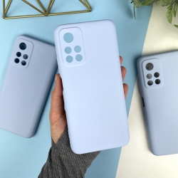 Силиконовый чехол для Xiaomi Poco M4 Pro 5G Голубой (5)