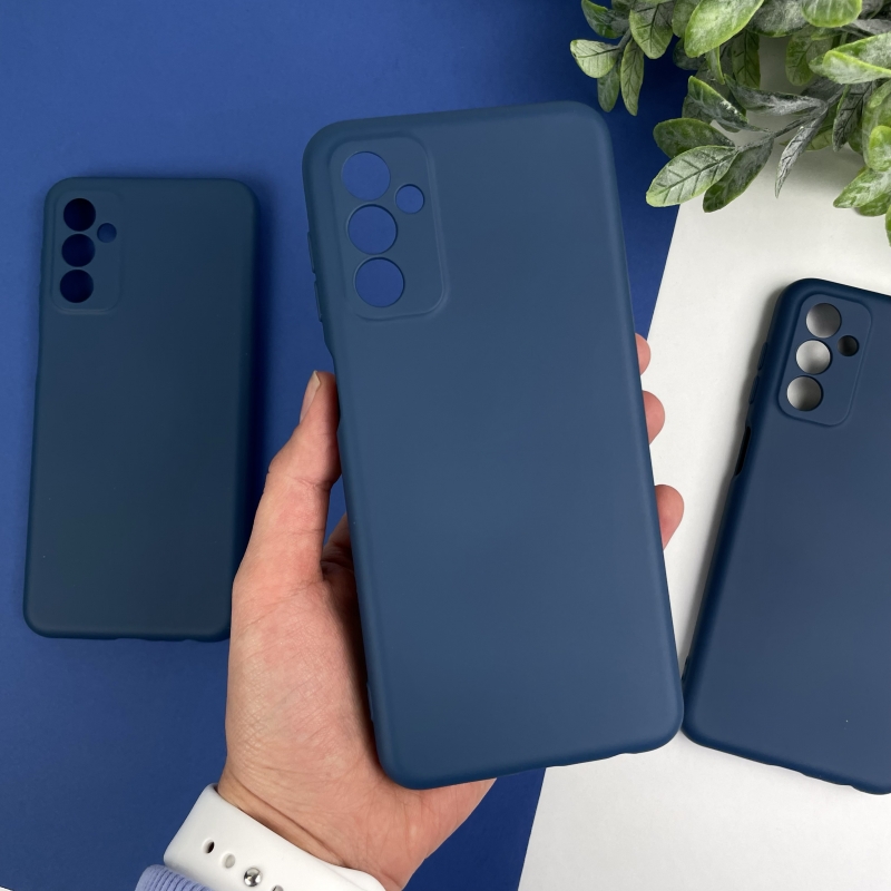 Силіконовий чохол Samsung M13 Темно-синій (8)