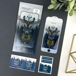 Защитное стекло 5D Amulet для Apple iPhone 7 / 8 / SE 2020 White