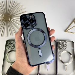 Чохол із MagSafe на Айфон 15 Pro Max. Color Silicone Case з MagSafe для iPhone 15 Pro Max Синій