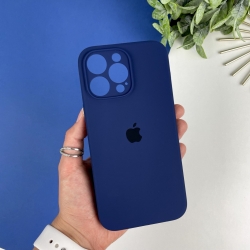 Силіконовий чохол із закритими камерами на iPhone 14 Pro Max Кобальтовий синій (36)