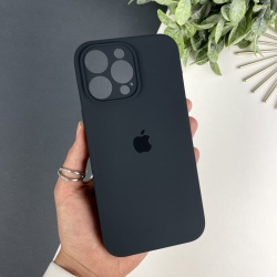 Силіконовий чохол із закритими камерами на iPhone 14 Pro Max Сірий (15)