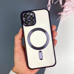 Чехол с MagSafe на Айфон 11 Pro. Color Silicone Case with MagSafe for iPhone 11 Pro Фиолетовый