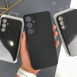 Силиконовый чехол на Samsung Galaxy S24 Plus Черный (18)