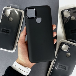 Силиконовый чехол на Xiaomi Redmi 9C / Poco C3 / Redmi 10A with metal Черный (18)