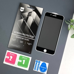Защитное стекло Антишпион Anti Spy iPhone 7 Plus / 8 Plus Black