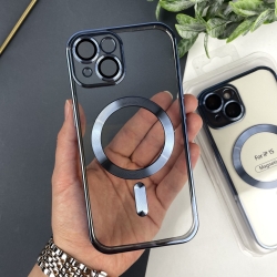 Чехол с MagSafe на Айфон 15. Color Silicone Case with MagSafe for iPhone 15 Синий