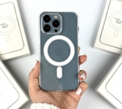 Прозорий Чохол Clear Case на iPhone на Айфон 14 Pro Max with Magsafe 