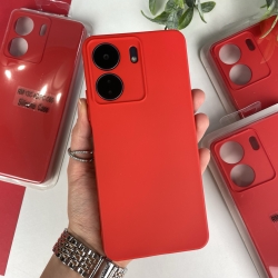 Силиконовый чехол для Xiaomi Redmi 13C 4G / Poco C65 Красный (14)