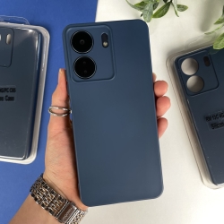 Силиконовый чехол для Xiaomi Redmi 13C 4G / Poco C65 Темно-синий (8)