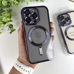 Чохол із MagSafe на Айфон 16 Pro. Color Silicone Case з MagSafe для iPhone 16 Pro Фіолетовий
